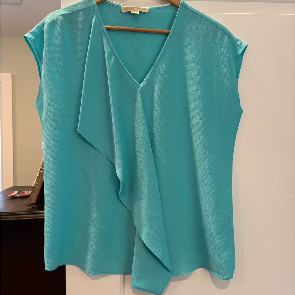 Michael Kors Aqua Sleeveless Blouse